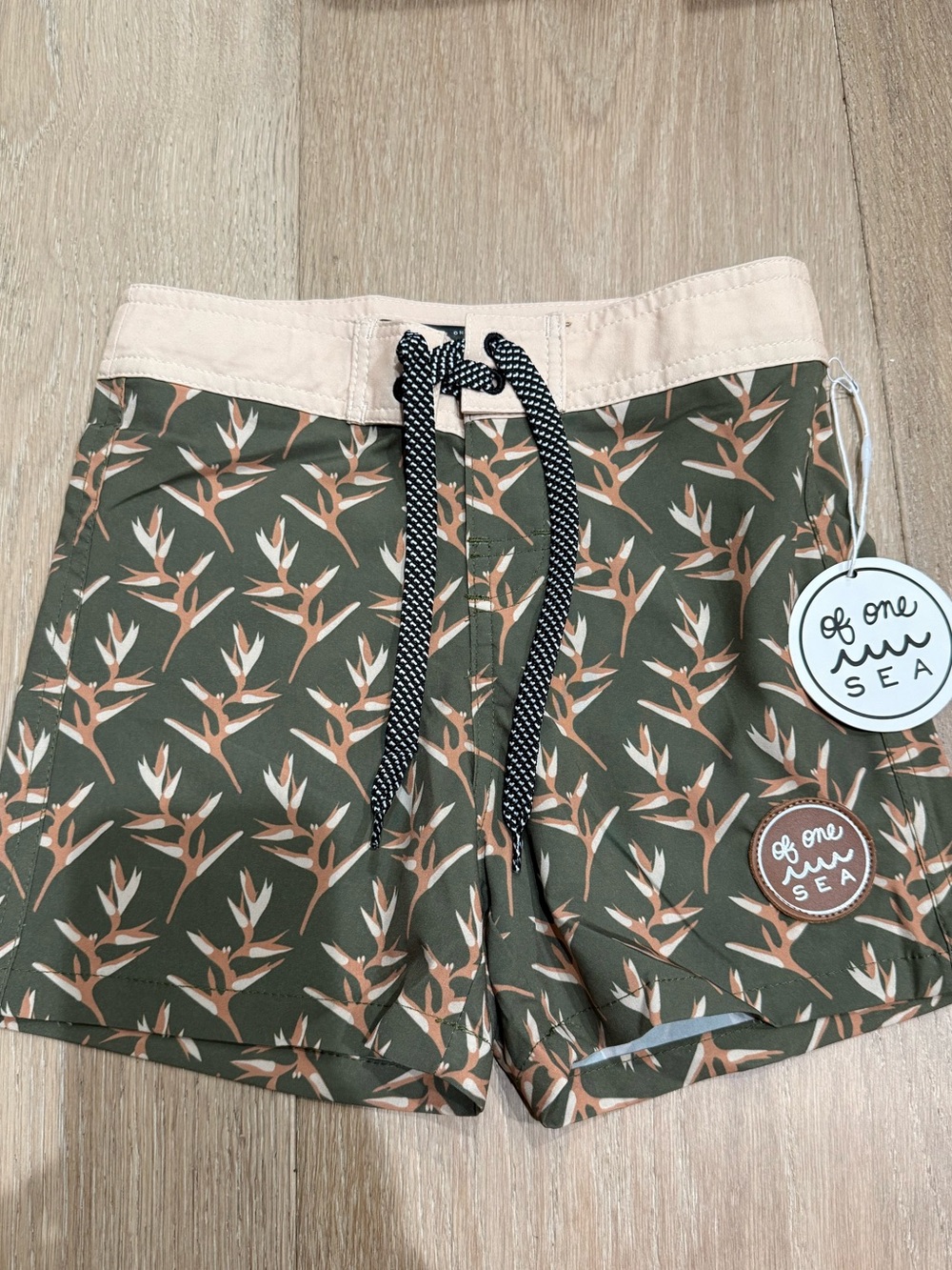 NEW Of One Sea Swim Shorts Boys 7/8